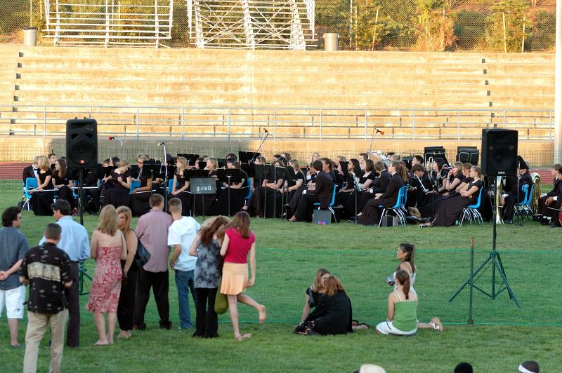 Band at Shannons graduation in El Dorado Hills 5-27-05