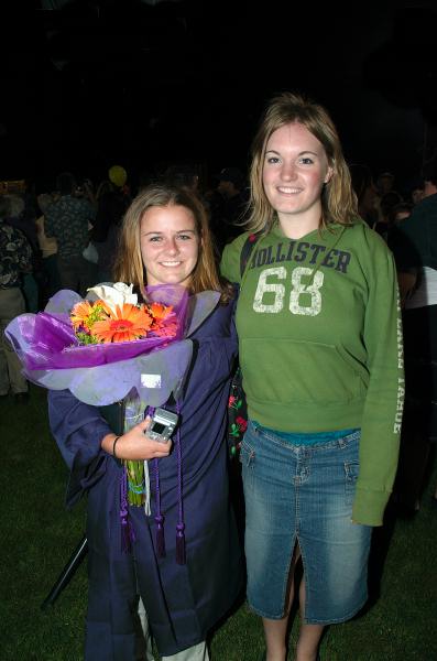 Amanda & Shannon at her graduation 5-27-05