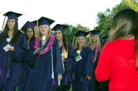 Shannon marching into graduation in El Dorado Hills-1 5-27-05