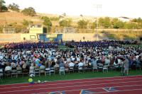 Shannons graduation on field in El Dorado Hills-1 5-27-05