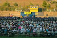 Shannons graduation on field in El Dorado Hills-2 5-27-05