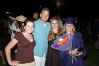 Kelly John Kayla Shannon at her high school graduation 5-27-05