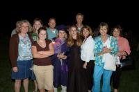 LC AML & Schuremans with Shannon at her high school graduation-2 5-27-05